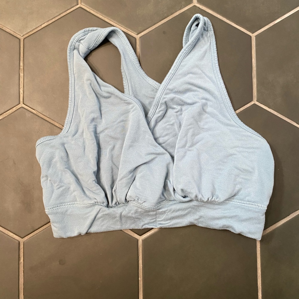 French Terry Racerback Nursing & Sleep Bra. Large Busty.
